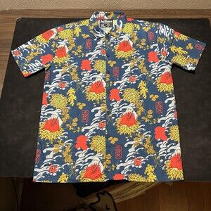 InuYasha Shirt Shonen Jump Vintage Y2k 2000s Mens XL Adult Swim Anime Hawaiian